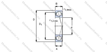 Подшипник 7002CD/P4A