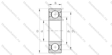 Подшипник 60/22DDUCM