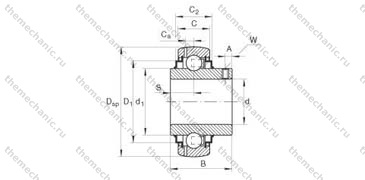 Подшипник UC211