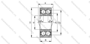 Подшипник 32072RS