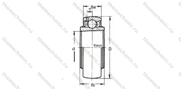 Подшипник YSA205-2FK