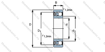 Подшипник 2202E-2RS1TN9