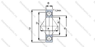 Подшипник QJ307N2PHAS