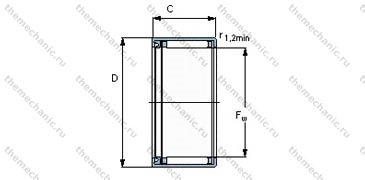 Подшипник HK0812RS