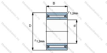 Подшипник NKI6/16TN