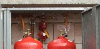 Газовый баллон ёмкостью 50 литров Газовый баллон ёмкостью 50 литров