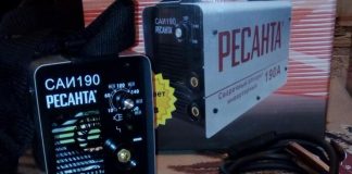 Сварочный аппарат Ресанта САИ 190
