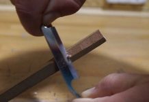 Самодельный нож для строгания древесины