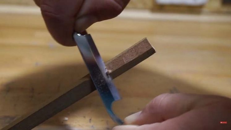 Самодельный нож для строгания древесины
