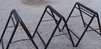 Самодельные складные козлы для распиловки древесины